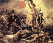 Eugene Delacroix Liberty Leading The people painting